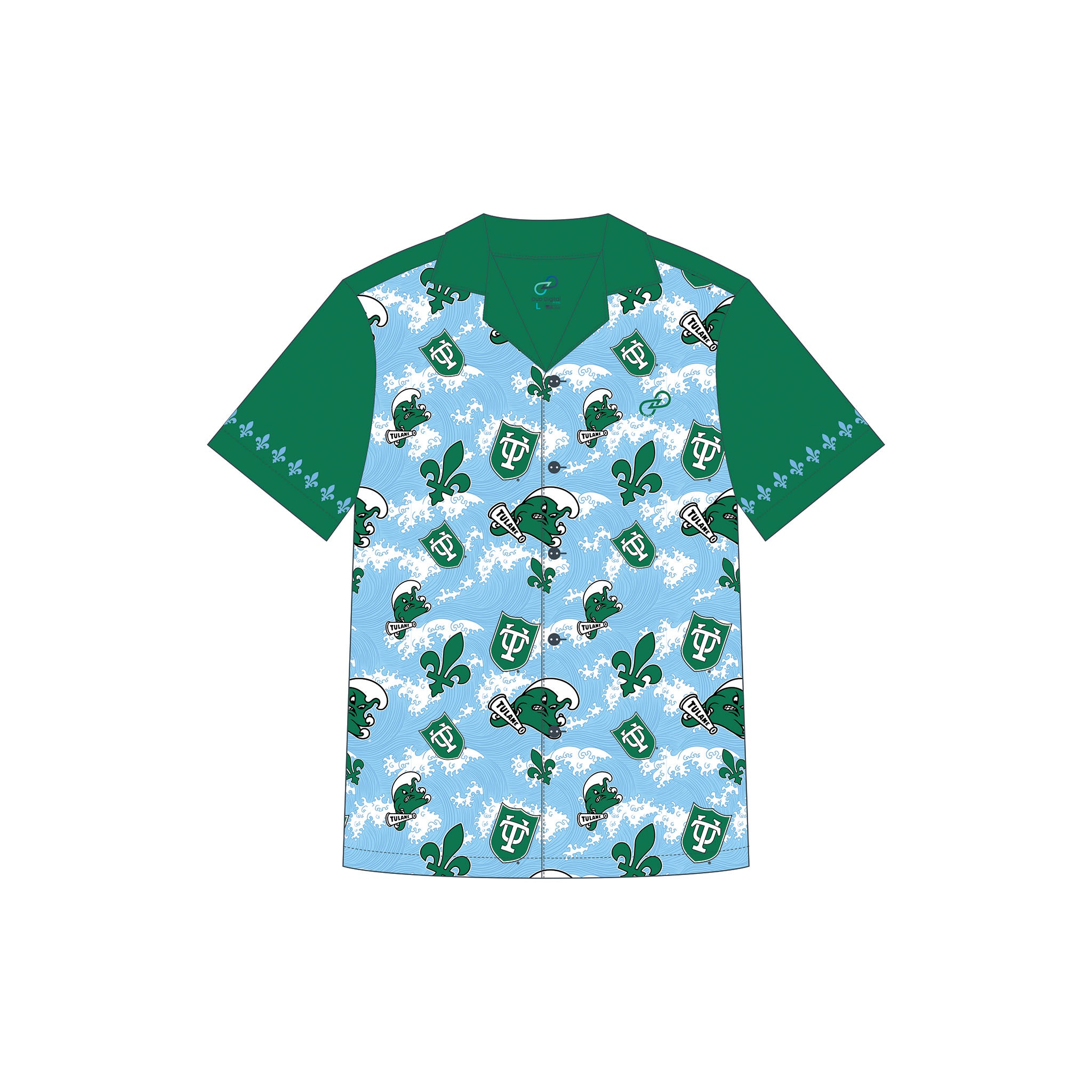 Tulane Green Wave Sports American Football Hawaiian Shirt Custom