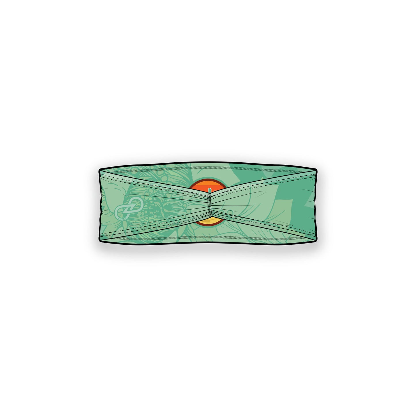 Desert Dreams FC 2025 Headbands - Desert Blooms - Green & Pink