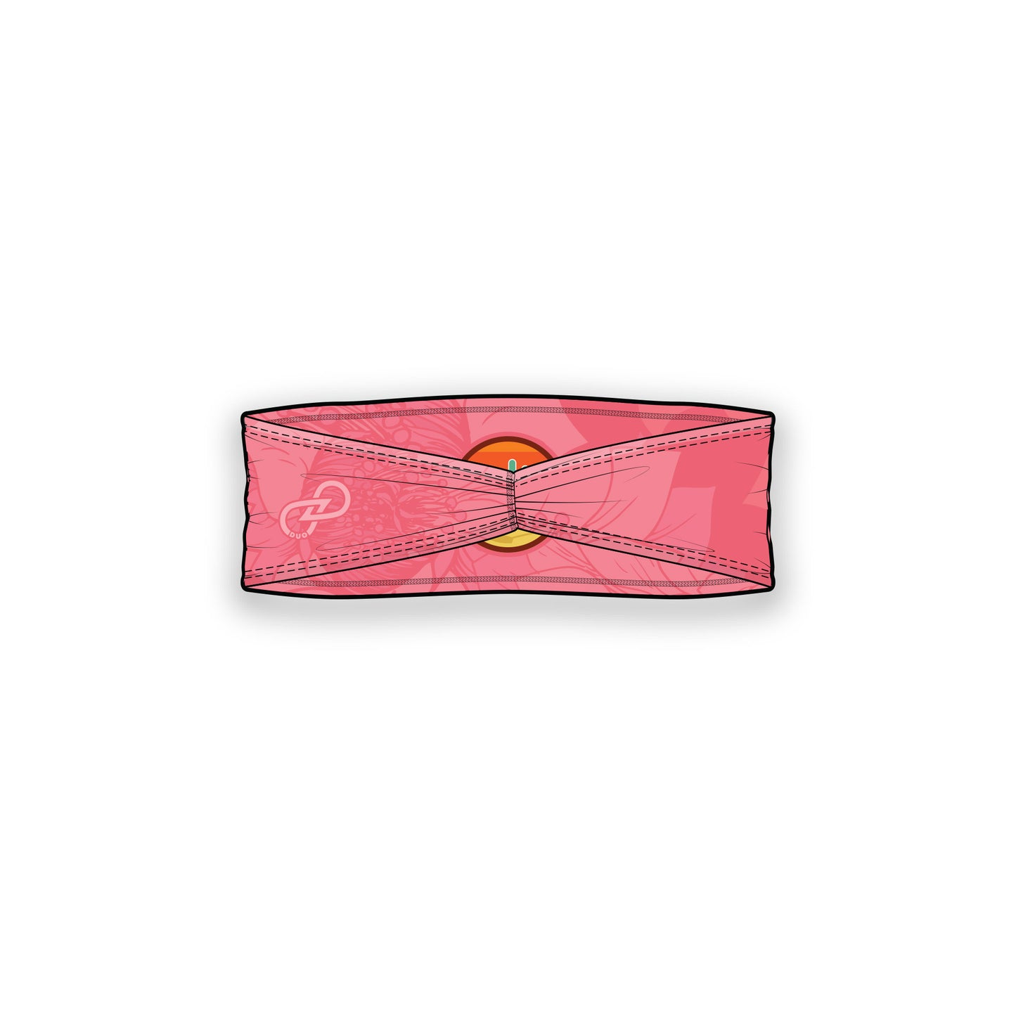 Desert Dreams FC 2025 Headbands - Desert Blooms - Green & Pink