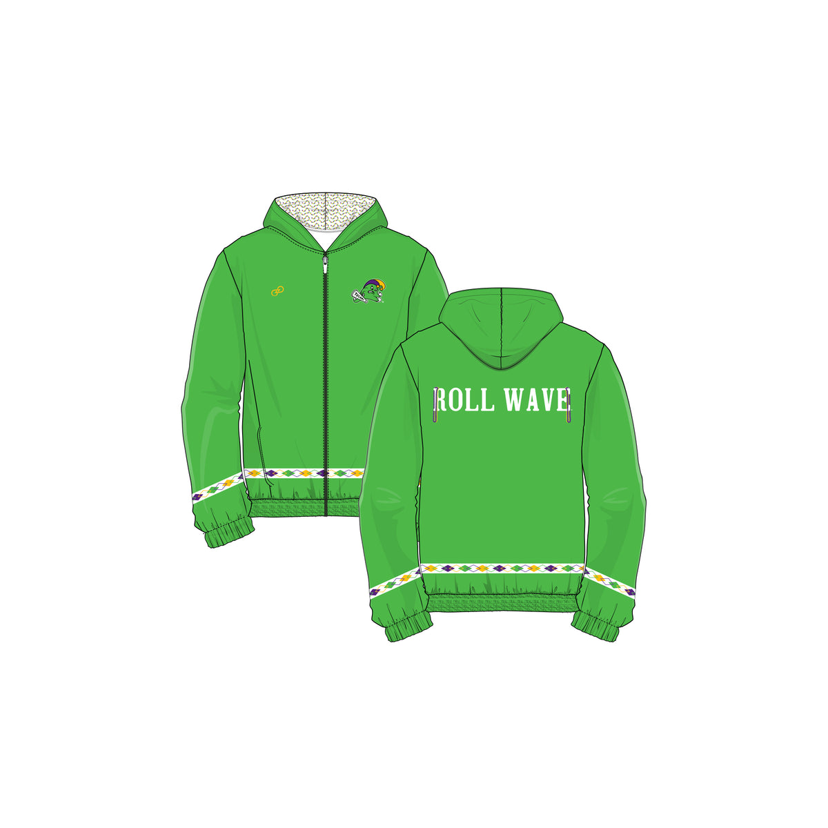 Tulane Mardi Gras Jacket - Adult, Youth, Women