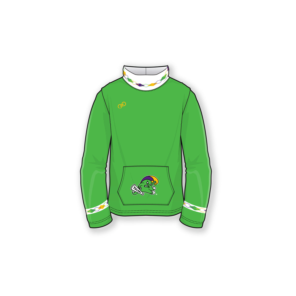 Tulane Mardi Gras 2026 - Cowl Neck