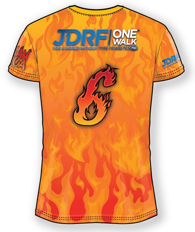 Team Luca 2023 Jersey Flames - Women's Fit
