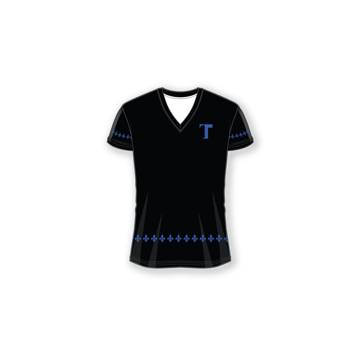 Tulane School of Architecture Women's Cap Sleeve Fleur De Lis Tee | Officially Licensed