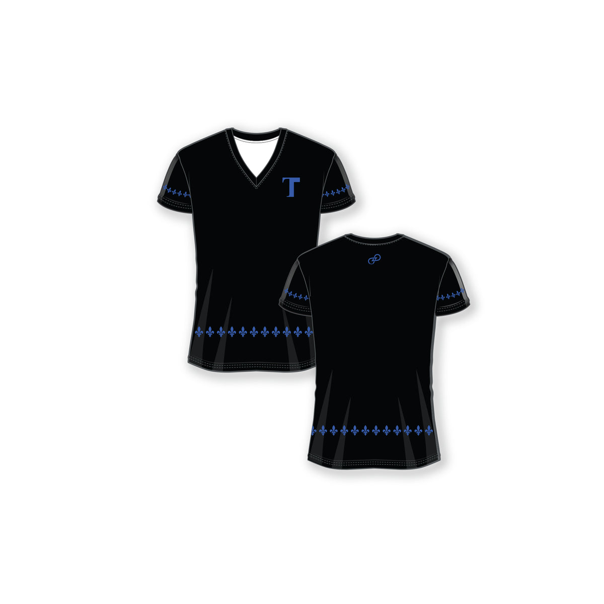 Tulane School of Architecture Women's Cap Sleeve Fleur De Lis Tee | Officially Licensed