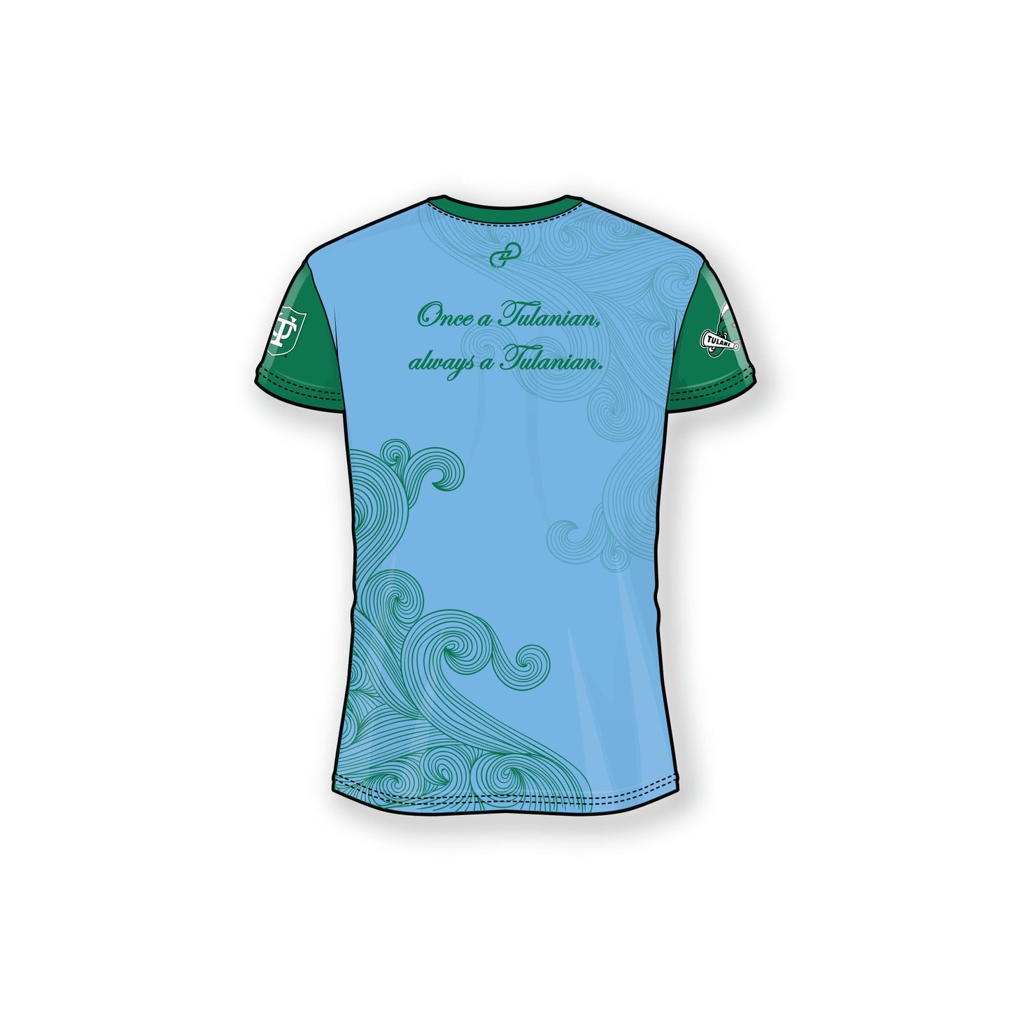 Tulane Alumni Wave Blue Women's