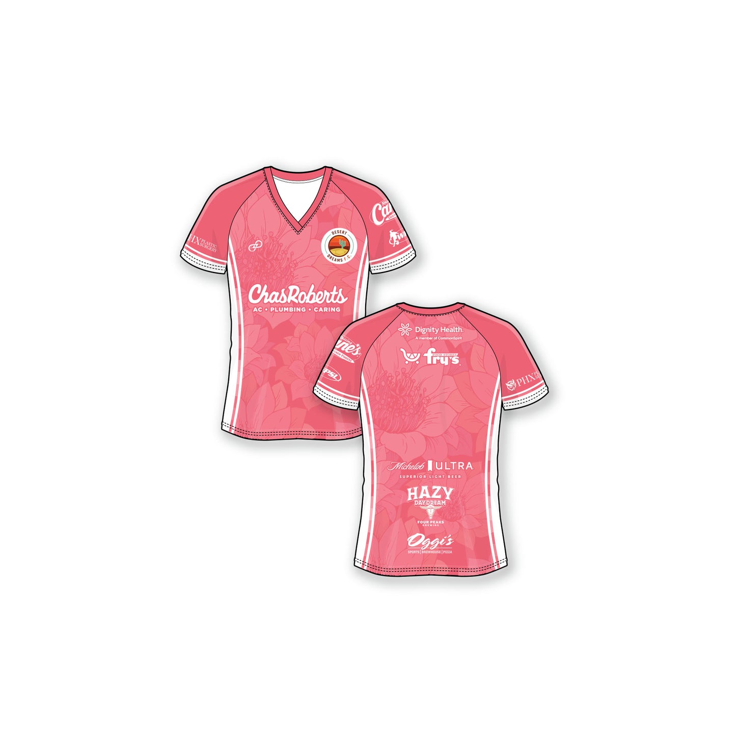 Desert Dreams FC-2026-Replica Jersey - GK 2 Desert  Blooms Pink