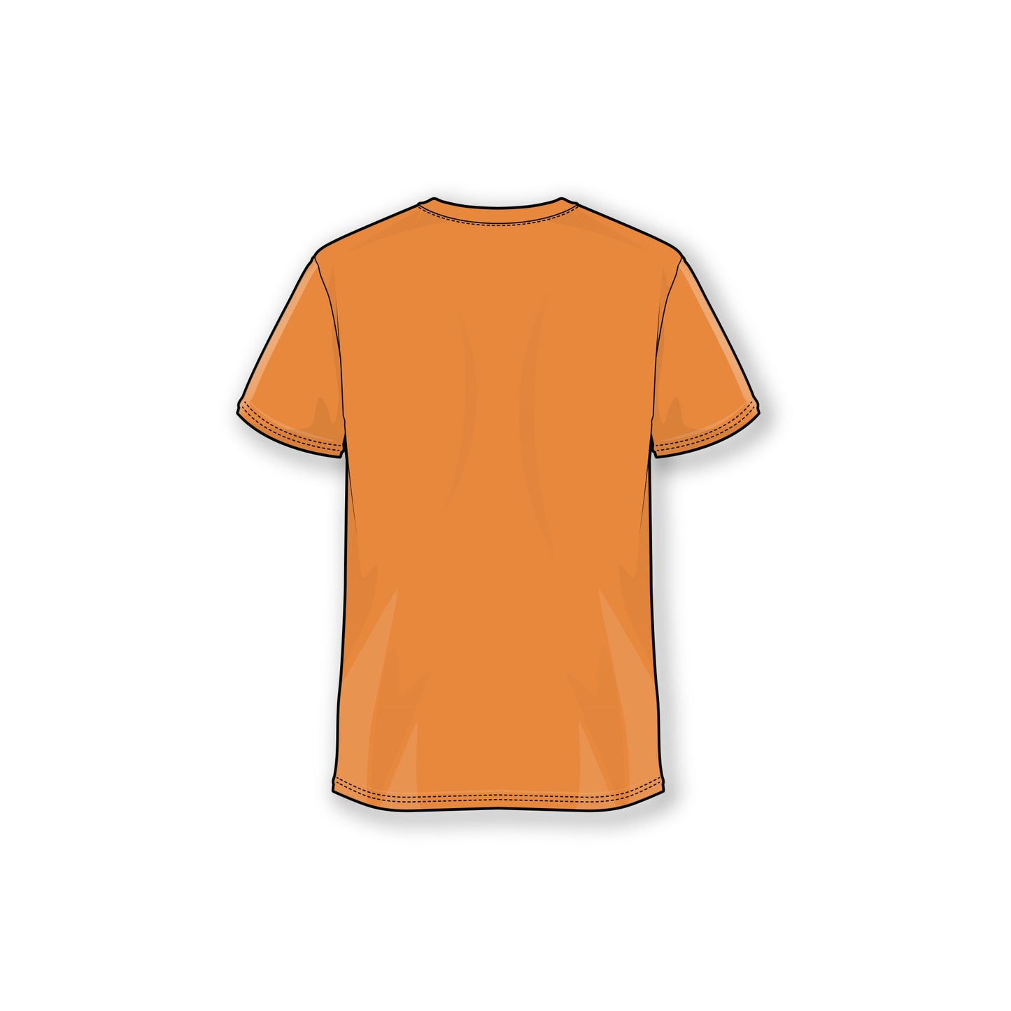 Desert Dreams FC Orange Crest Logo Tee