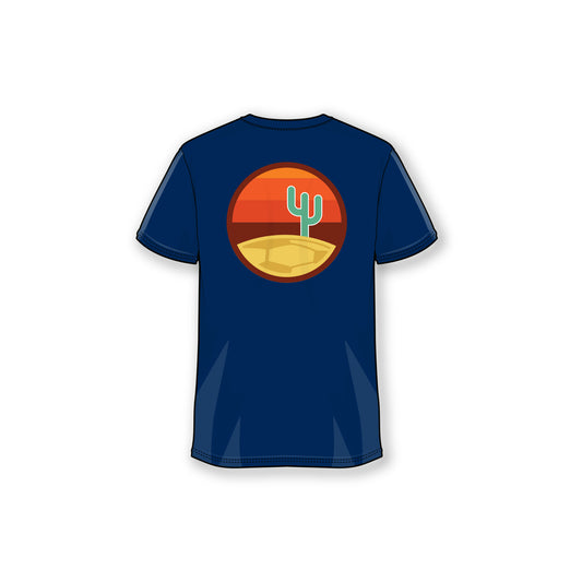 Desert Dreams FC Navy Deconstructed Logo Tee