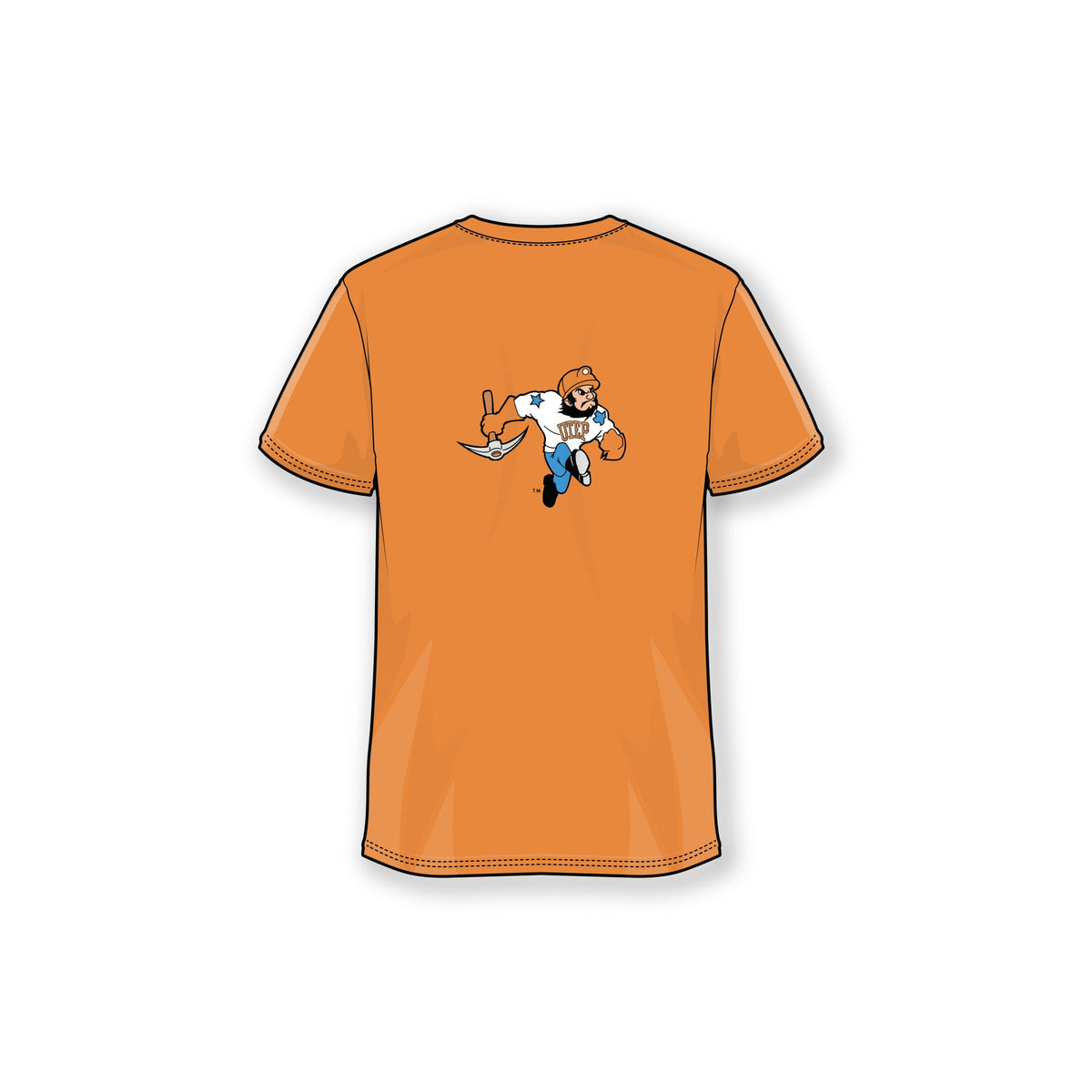 Vintage Paydirt Pete UTEP Orange T-shirt