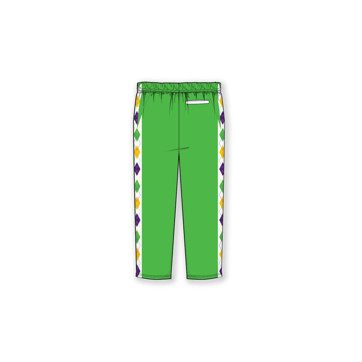 Tulane Mardi Gras Sport Pant- Adult Youth  | Offically Licensed