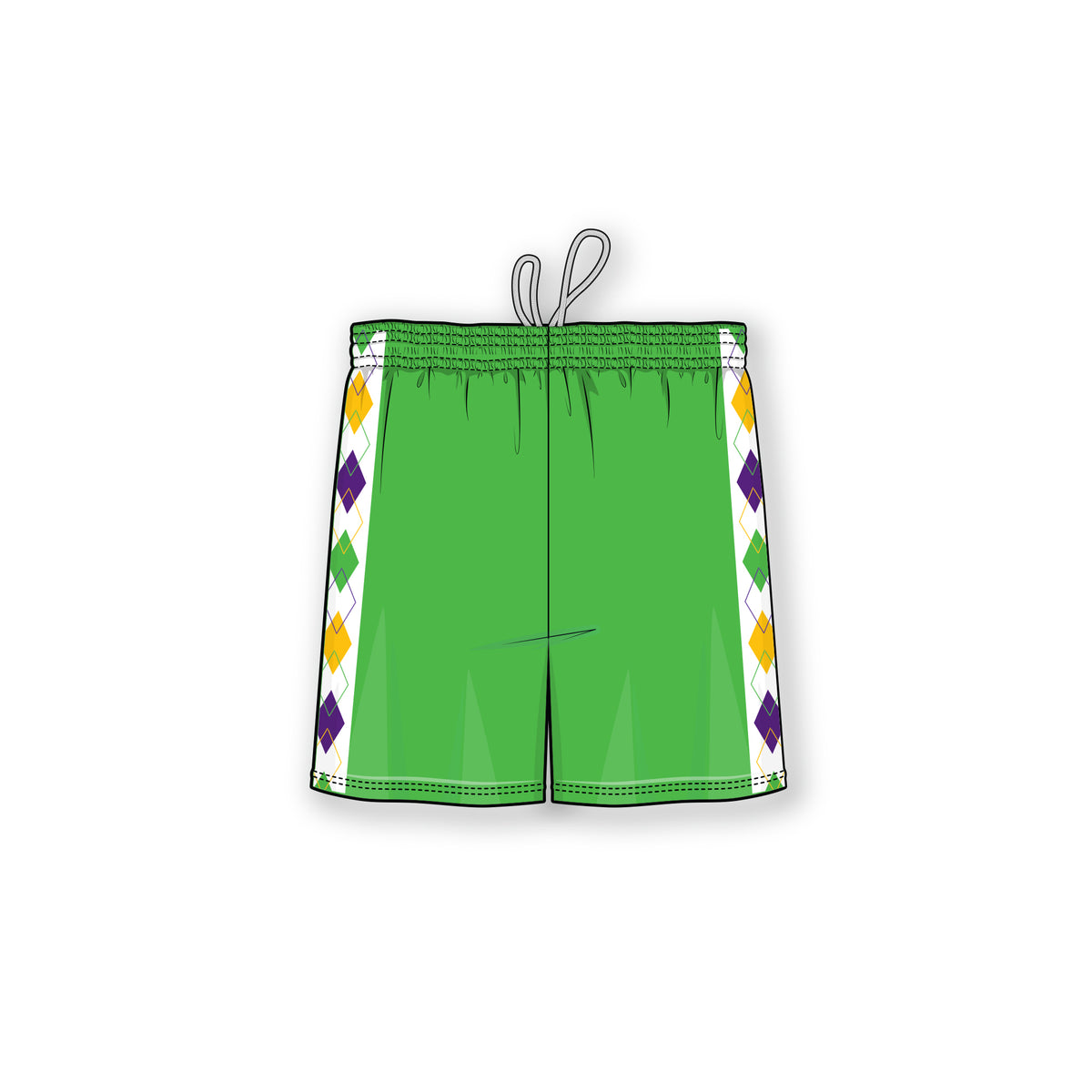 Tulane Mardi Gras Shorts - Adult Youth & Toddler | Offically Licensced