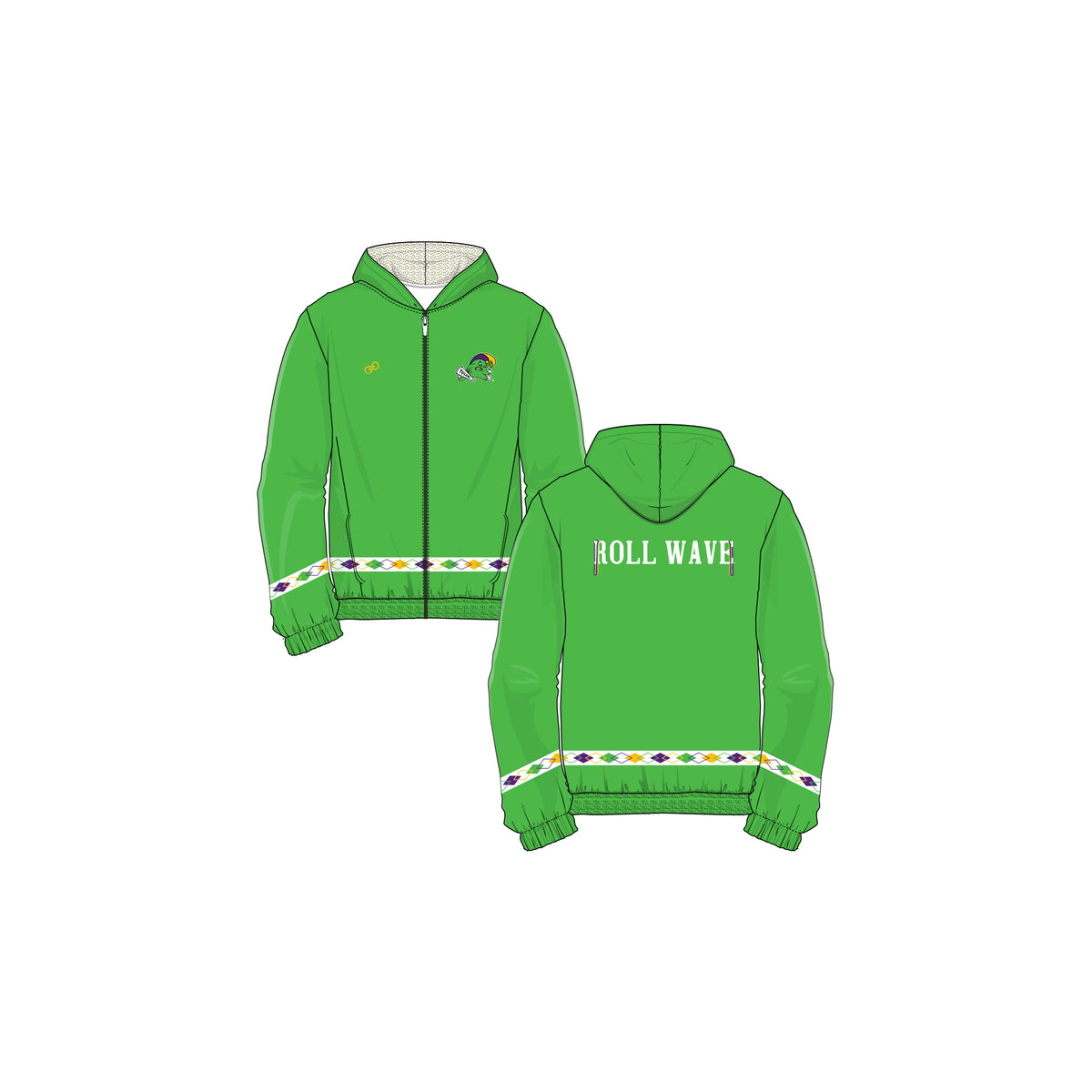 Tulane Mardi Gras Jacket - Adult, Youth, Women