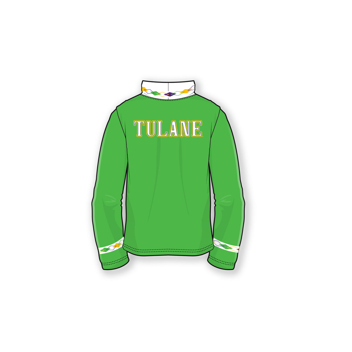 Tulane Mardi Gras 2026 - Cowl Neck