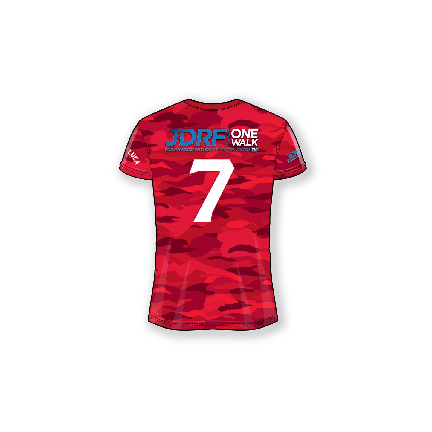 Team Luca 2024 Camo Tee - Women's Fit