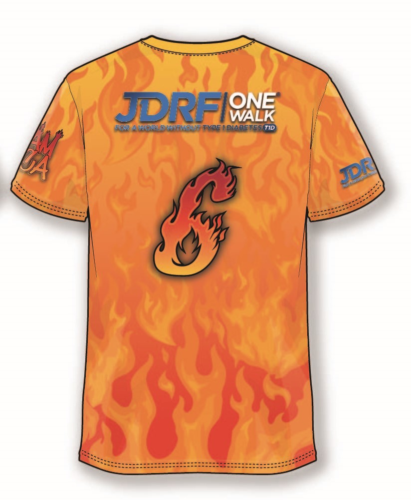 Team Luca 2023 Jersey Flames