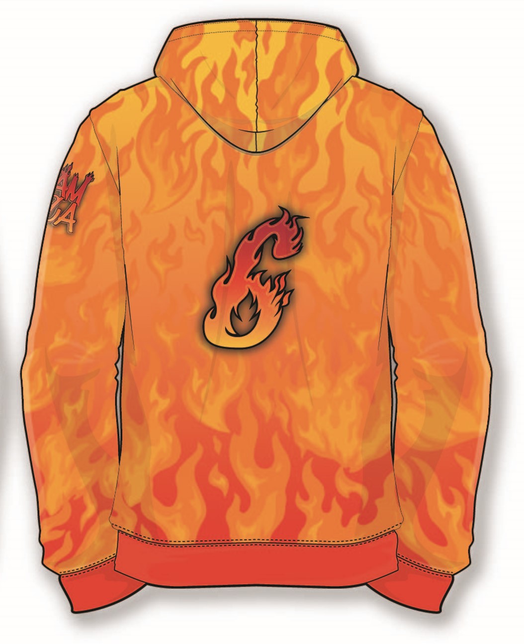 Team Luca 2023 Classic Hoodie - Flames