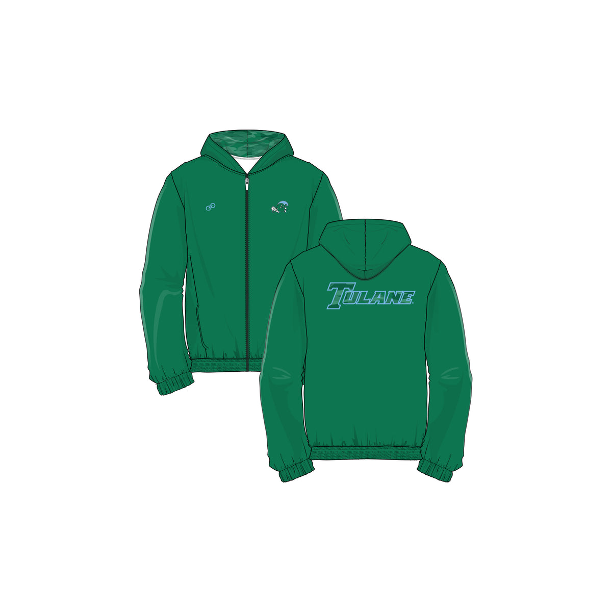 Tulane Green Camo Jacket - Adult, Youth, Women