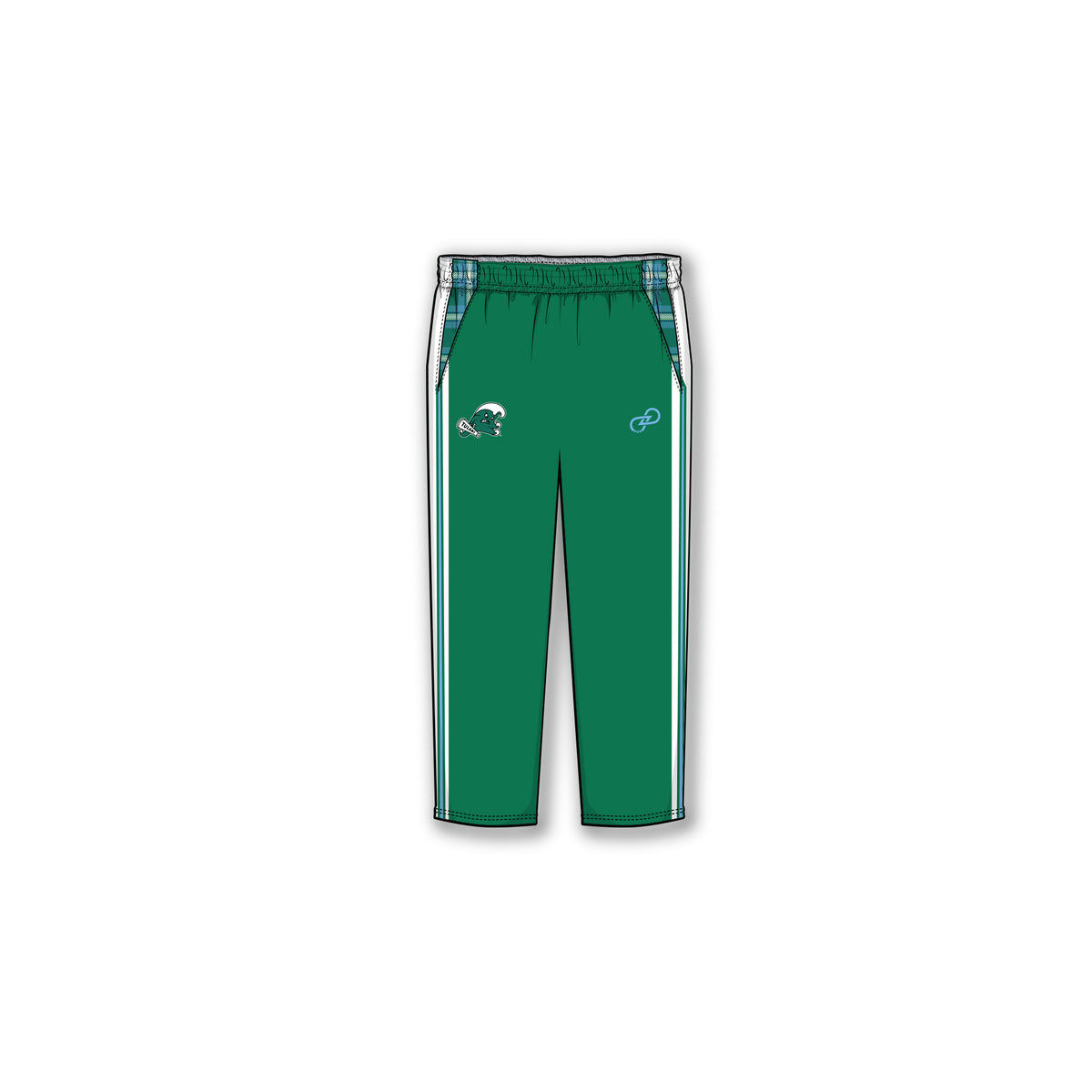 Tulane Plaid Sport Pant- Adult Youth  Offically Licensed