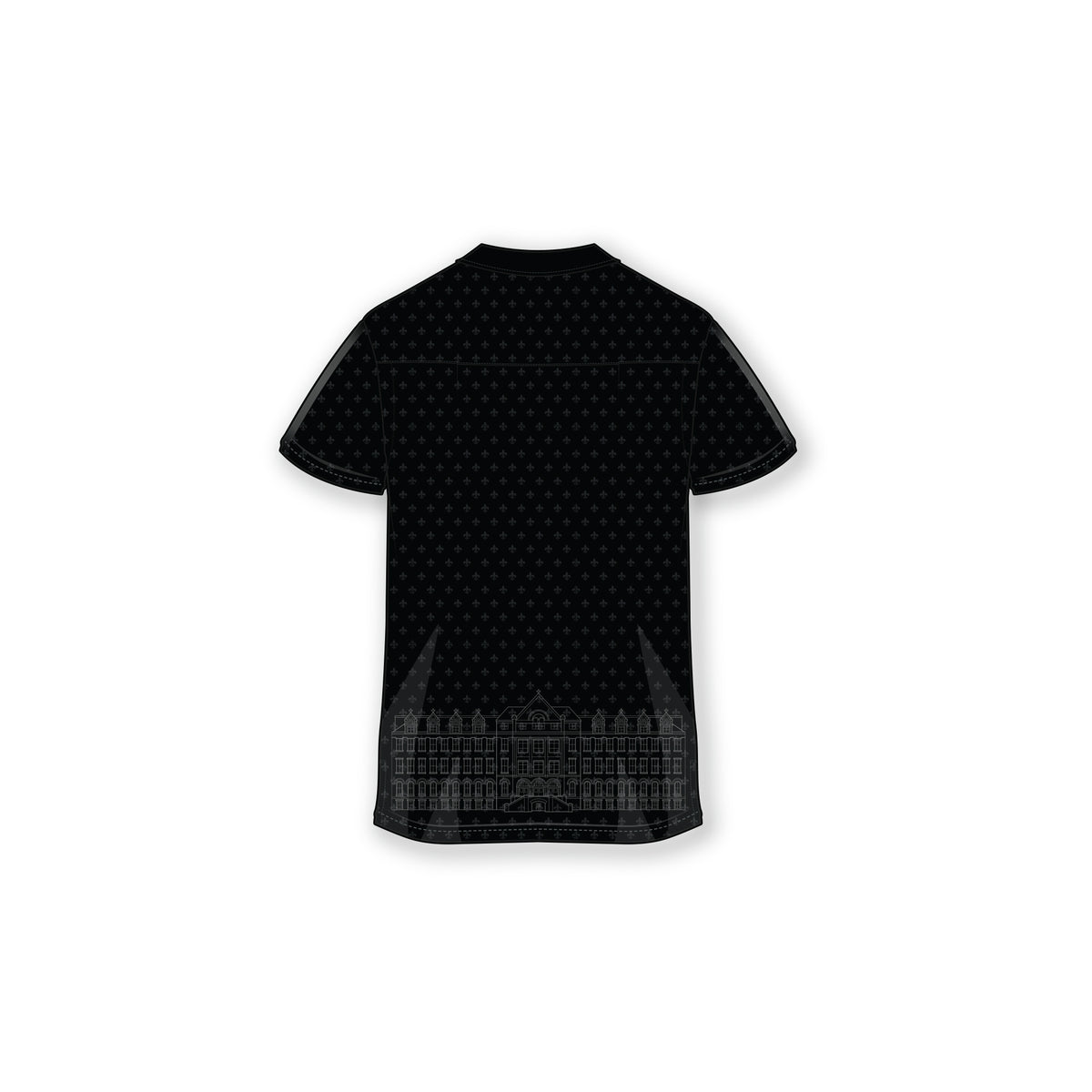 Tulane School of Architecture Mini Fleur de Lis Memorial Hall Camp Shirt | Offically Licensced (Copy)