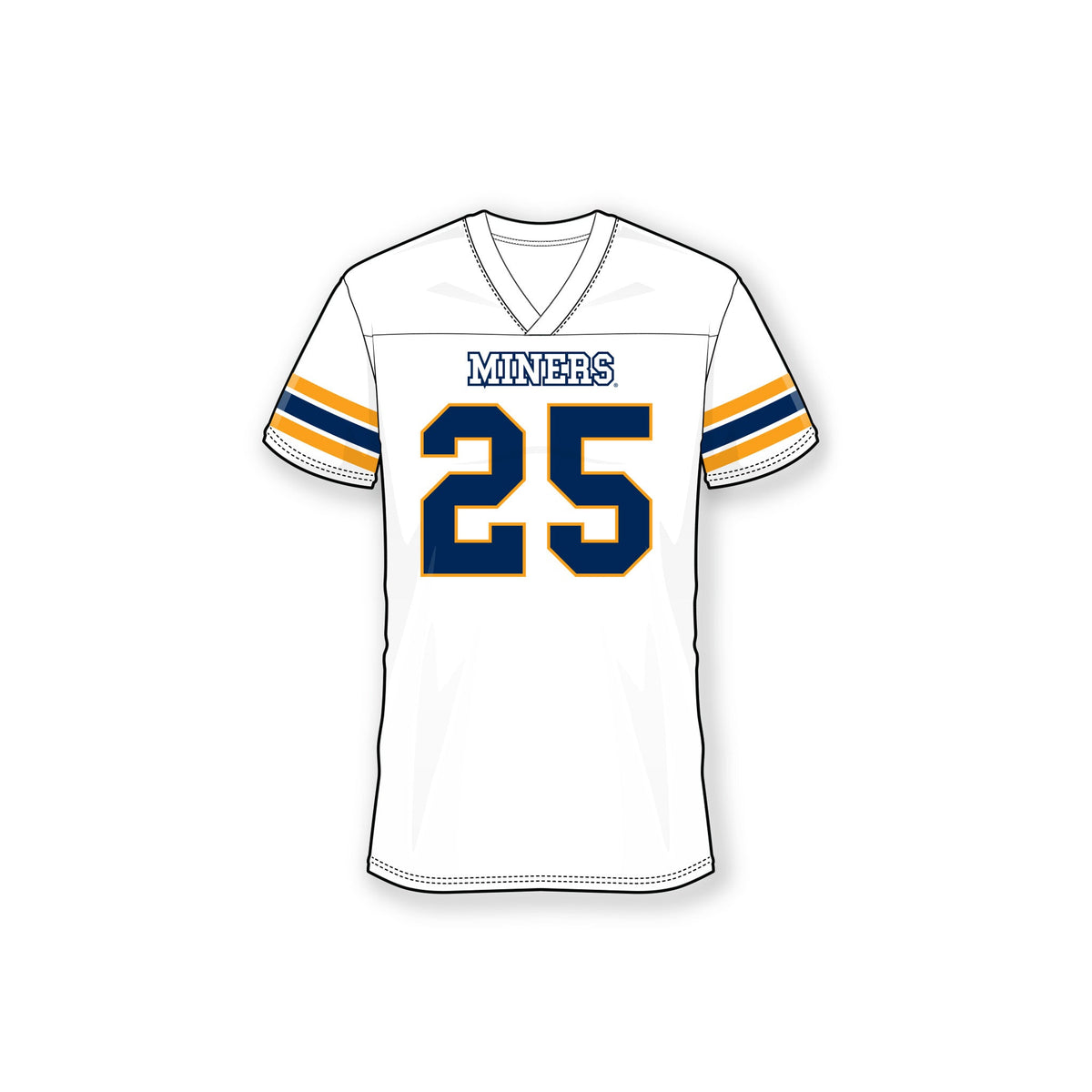 UTEP Personalized Replica White Football Jersey