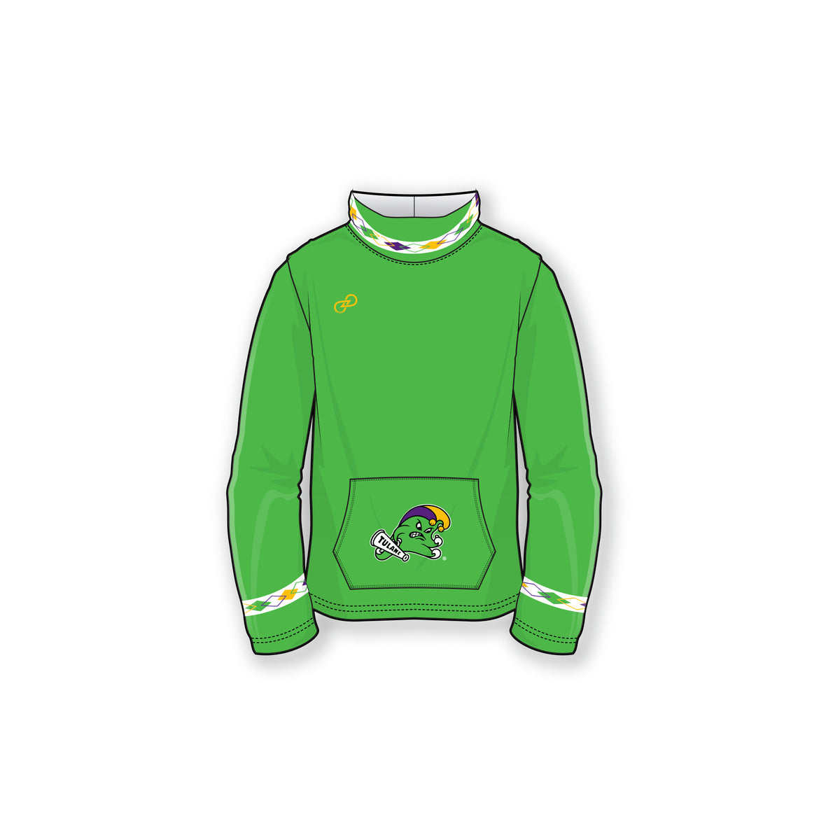 Tulane Mardi Gras 2026 - Cowl Neck