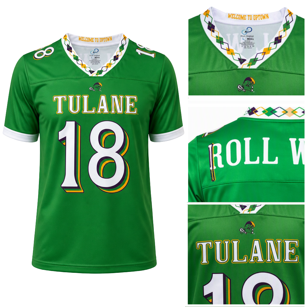 Tulane Mardi Gras Replica Jersey | Officially Licensed